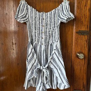 Off-the-shoulder Romper
